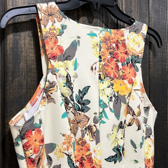 Candies Floral Mini Dress L Vintage Floral Sundress Boho Stretch Flare Y2K Chic - Picture 8 of 10